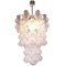 Italian Murano Glass & Chrome Chandelier by Napoleone Martinuzzi for Seguso, 1960s 2