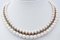 Green Agate, Diamonds, White Pearls, 9kt Rose Gold and Silver Retrò Necklace 3