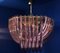 Pink Murano Curvati Ceiling Light or Flush Mount, 1990 10