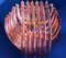 Pink Murano Curvati Ceiling Light or Flush Mount, 1990 5