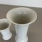 Op Art German White Porcelain Vases by Ak Kaiser, 1970s, Set of 2 9