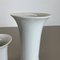 Op Art German White Porcelain Vases by Ak Kaiser, 1970s, Set of 2, Image 10