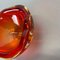 Red Murano Sommerso Glass Shell Bowl by Cenedese Vetri, 1960s 14
