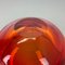 Red Murano Sommerso Glass Shell Bowl by Cenedese Vetri, 1960s 15
