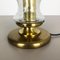 Modernist German Glass and Brass Mushroom Table Light by Doria Lights, 1970s, Image 4