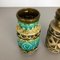 Op Art German Multi-Color Pottery Vase from Bay Ceramics, 1960s, Set of 2 8
