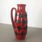 Large Pottery Super Fat Lava Multi-Color 426-47 Vase from Scheurich Wgp, 1970s 3