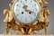 Orologio in stile Luigi XVI in bronzo dorato e marmo bianco, Immagine 5