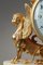 Uhr aus vergoldeter Bronze und weißem Marmor im Louis XVI-Stil 16