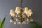 French Louis XVI Style Bronze and Crystal Eight-Light Chandelier, Image 4