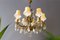 French Louis XVI Style Bronze and Crystal Eight-Light Chandelier, Image 2