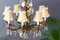 Lustre à Huit Lampes Style Louis XVI en Bronze et Cristal, France 19