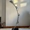 Lámpara de pie italiana arqueada de cromo, años 70, Imagen 4