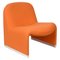 Fauteuil Mid-Century Orange par Giancarlo Piretti pour Castell, Italie, 1970s 1