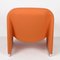 Fauteuil Mid-Century Orange par Giancarlo Piretti pour Castell, Italie, 1970s 15