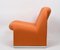 Mid-Century Italian Orange Armchair by Giancarlo Piretti for Castell, 1970s 5