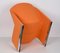Mid-Century Italian Orange Armchair by Giancarlo Piretti for Castell, 1970s, Image 16