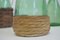 Green Green Glass Wine Decanter, 1950s, Set of 4 15