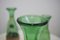 Green Green Glass Wine Decanter, 1950s, Set of 4, Image 10