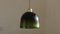 Lampada a sospensione grande Mid-Century in vetro verde di Peill & Putzler, anni '70, Immagine 3
