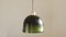 Large Mid-Century Green Glass Pendant from Peill & Putzler, 1970s, Image 1