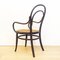 Curved Bentwood Armchair with Grid Seat, Image 8