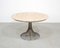 Travertine Dining Table, 1970s, Image 1