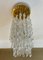 Murano Deckenlampe mit Zwei Wandleuchten von Venini, 3er Set 5