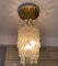Murano Ceiling Lamp with Two Wall Sconces from Venini, Set of 3 2
