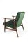 Vintage Green Olive Easy Chair, 1970s 7