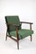 Vintage Green Olive Easy Chair, 1970s 1