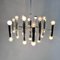 Mid-Century Belgium Chrome Chandelier, 1960s, Image 3