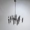 Mid-Century Belgium Chrome Chandelier, 1960s, Image 5