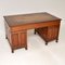 Antique Chippendale Style Pedestal Desk 7