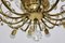 Mid-Century Modern Austrian Brass and Crystals 14 Arms Chandelier from J & L Lobmeyr, 1950s 8