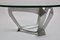 Aluminum Clear Glass Coffee Table from Knut Hesterberg, 1960s, Image 6
