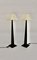 Lámparas de mesa francesas de haya, años 80. Juego de 2, Imagen 6