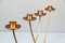Candelabro de cobre y latón para cuatro velas, años 50, Imagen 8