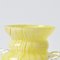 Gelbe Pokalvase in Spritzer-Optik von Franz Welz 6