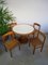 Italian Bamboo & Midollino Table and Chairs, 1970s, Set of 5, Image 12