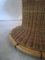 Italian Bamboo & Midollino Table and Chairs, 1970s, Set of 5, Image 16