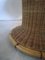 Mesa y sillas italianas de bambú y Midollino, años 70. Juego de 5, Imagen 16