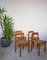 Mesa y sillas italianas de bambú y Midollino, años 70. Juego de 5, Imagen 4