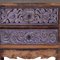 Antique Pine Carved Table with Drawers, Image 3