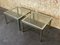 Chrome & Brass Coffee Side Table, 1960s, Set of 2 10