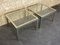 Table Basse en Chrome et Laiton, 1960s, Set de 2 9