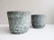 Green Running Glaze Ceramic Plant Pots, 1930s, Set of 2, Image 2