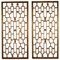 Large Carved Lattice Panels, Set of 4, Image 2