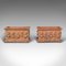 Jardinières Victoriennes Antiques en Terracotta, 1900s, Set de 2 2