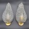 Large Murano Glass Leaf Wall Lights / Sconces from Barovier & Toso, 1950s, Set of 2, Image 3